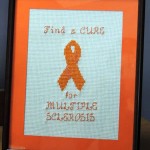 Multiple Sclerosis Awareness Ribbon Cross Stitch Pattern – Free Download